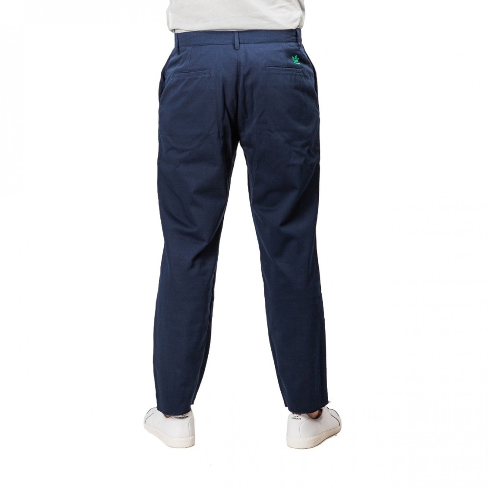 adidas x AllTimers Chino Loose-Fit Skate Pant Blue - Picture 4 of 7